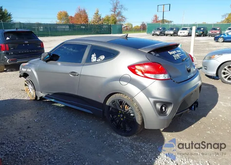 2015 Hyundai Veloster Turbo from USA, damaged, VIN KMHTC6AE5FU221236